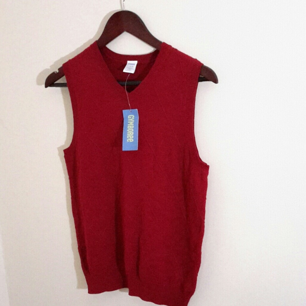 Red boy's vest.